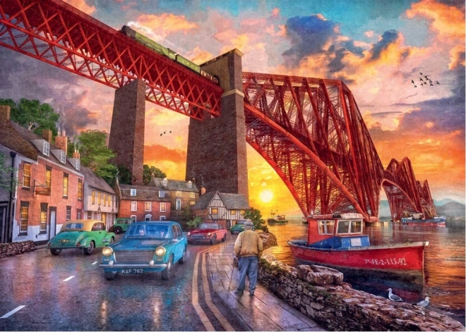 Ravensburger Forth Bridge at Sunset Puzzle