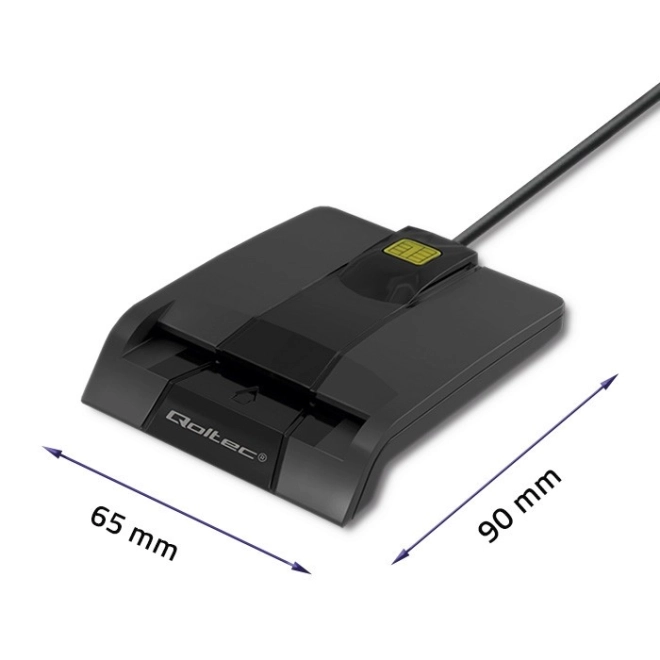 Intelligens chipes kártyaolvasó USB-C csatlakozóval