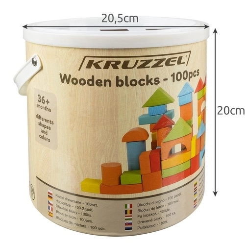 Kruzzel træklodser 100 stk