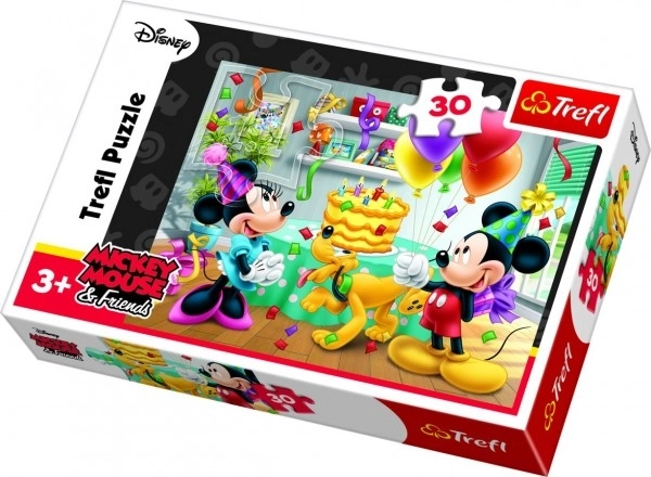 Puzzle Disney Mickey Mouse & Password about Friendship