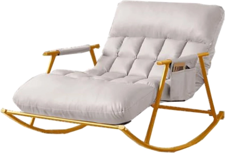 Goldene Metallbasis für sanftes Schaukeln