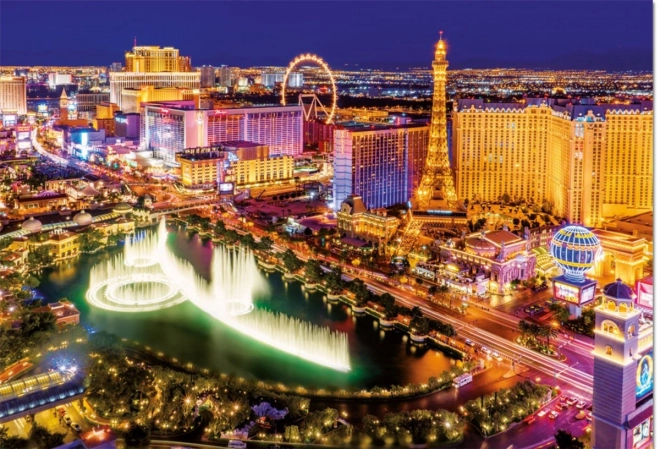 Iconic Las Vegas panorama
