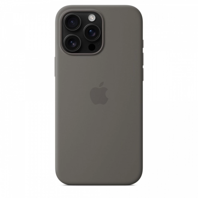 Silicone Case with MagSafe for iPhone 16 Pro Max - Mountain Gray