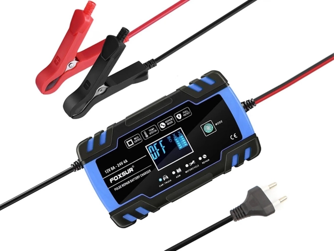 Caricabatterie Automobilistico Automatico con Funzione Riparazione Batterie