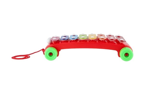 Ksilofon plast/metal 24cm s palicama 2 boje u vrećici 19x31x6cm