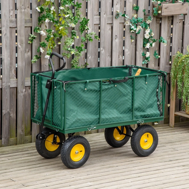 MultiGarden garden transport cart 400kg with tractor attachment