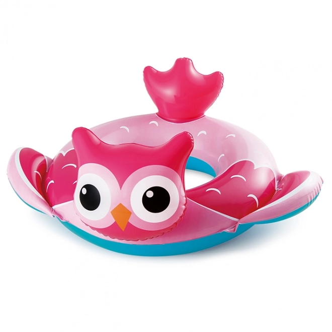 Inflatable Owl Ring with 3D Effect