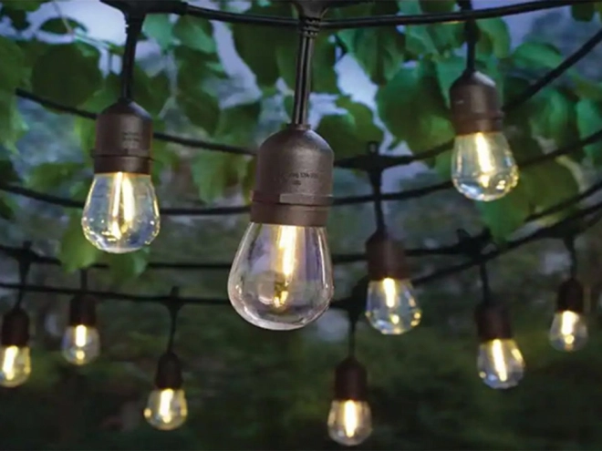 Záhradná girlanda s 20 LED žiarovkami