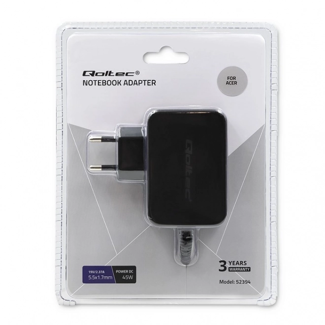Napájecí adaptér pro Acer 45W 19V 2.37A