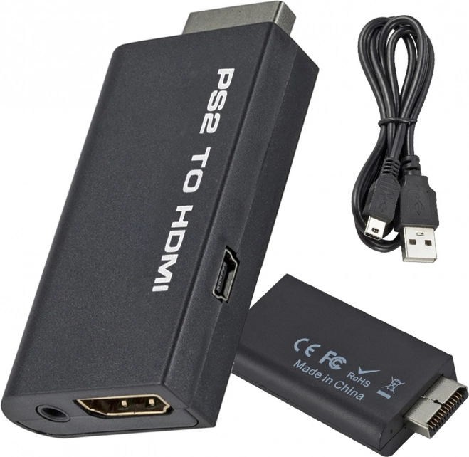 PS2 to HDMI Adapter with Audio Converter