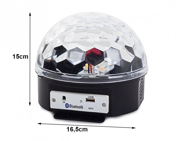 LED Disco Ball Projector with Bluetooth and USB