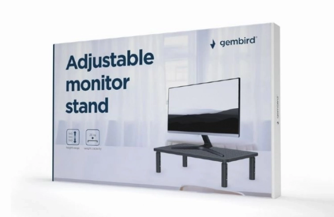 Magasságban állítható monitor vagy laptop tartó