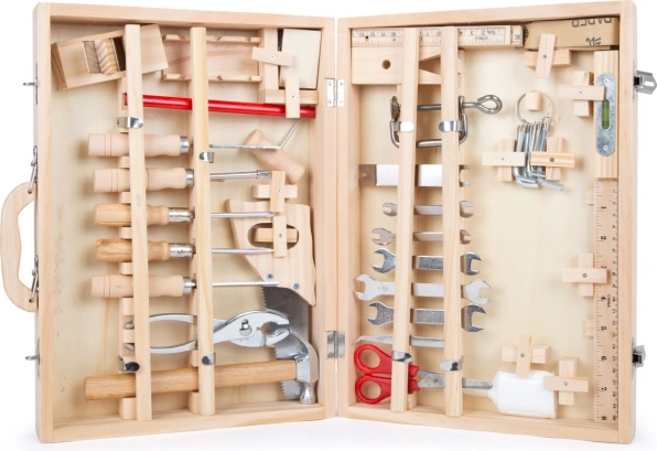 Valigetta di legno con attrezzi Deluxe small foot