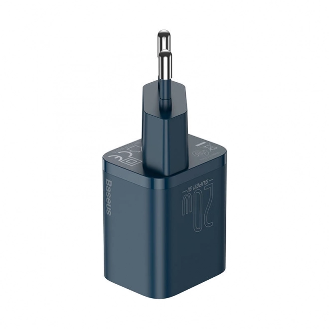 Caricatore rapido Baseus Super Si 20W Blu