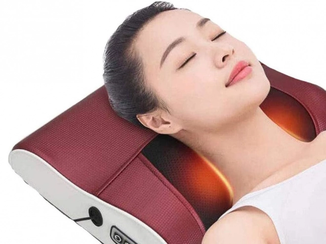 Massaging Pillow for Neck, Back and Thighs