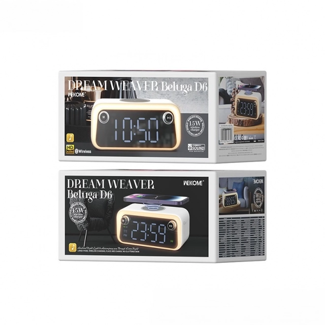 Wekome Beluga D6 Drahtloser Lautsprecher mit MagSafe und FM-Radio