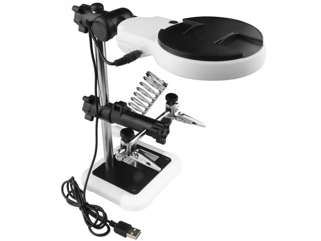 Set per saldatura mano terza con lente LED