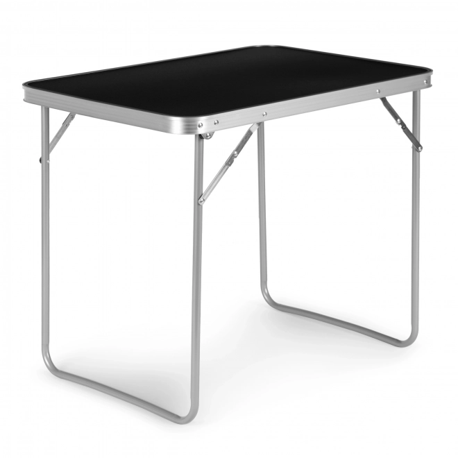 Tourist table folding picnic table top 80x60 cm black
