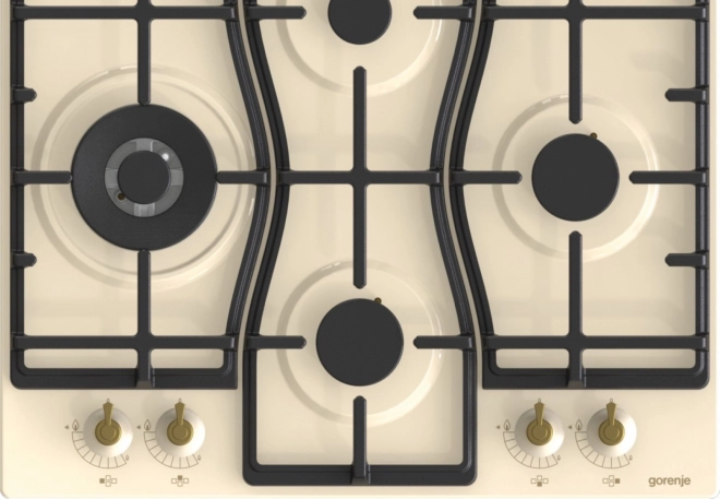 Gas Hob with Cast Iron Grates