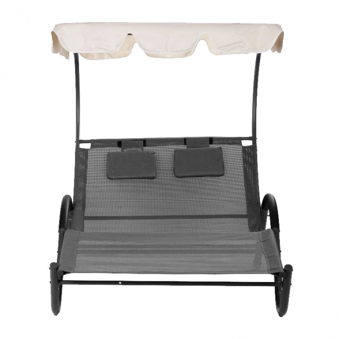 Garden Lounger with Canopy, Swing, Hammock