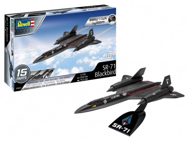 Plastični model SR-71 Blackbird Easy-Click 1/110