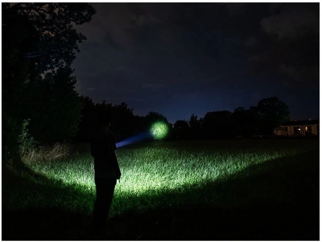 Tracer spotlight flashlight with lamp 1200mAh