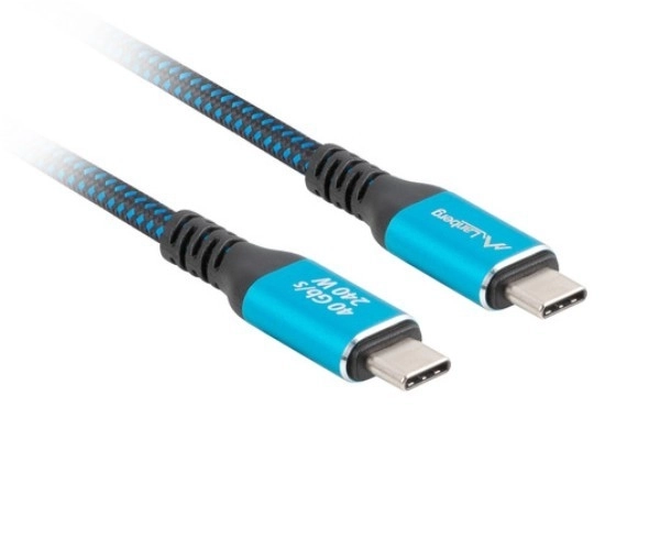 Usb-C Usb4 Cable 1.5m 240w Black-Blue