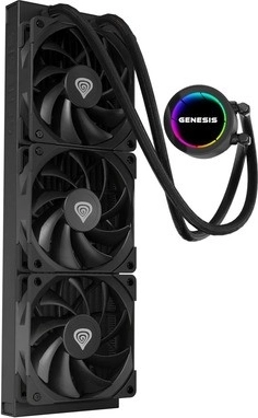 360 mm radiator and fans up to 80 CFM