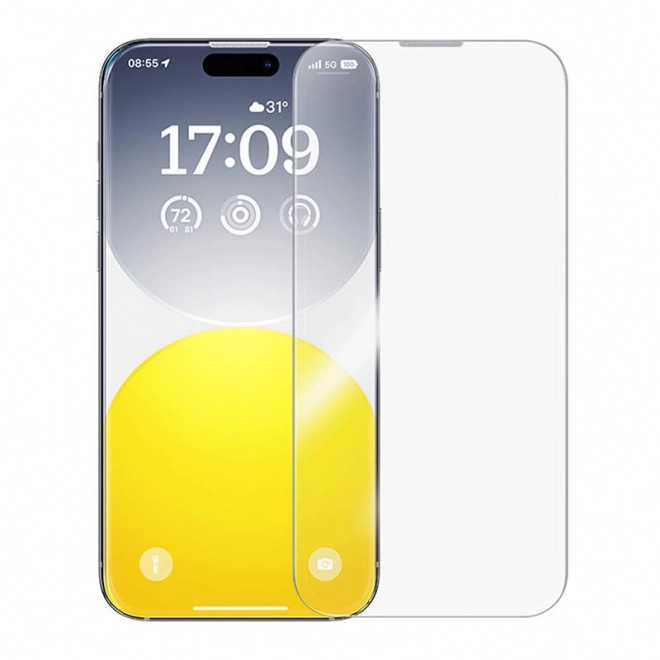 Vetro temperato diamantato Baseus 0,3 mm per iPhone 15 Plus