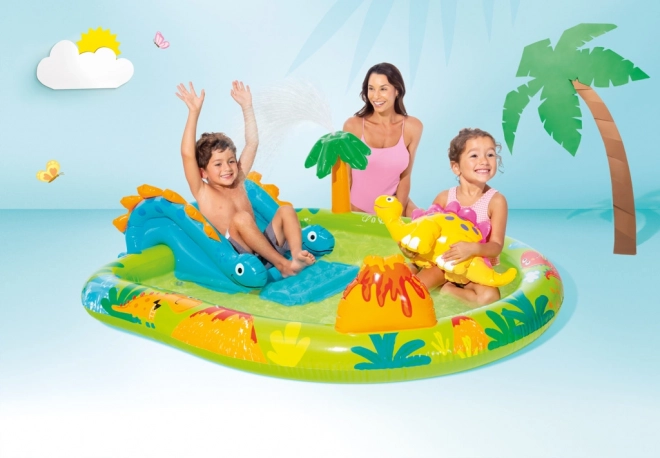 Inflatable Play Center Dinosaur