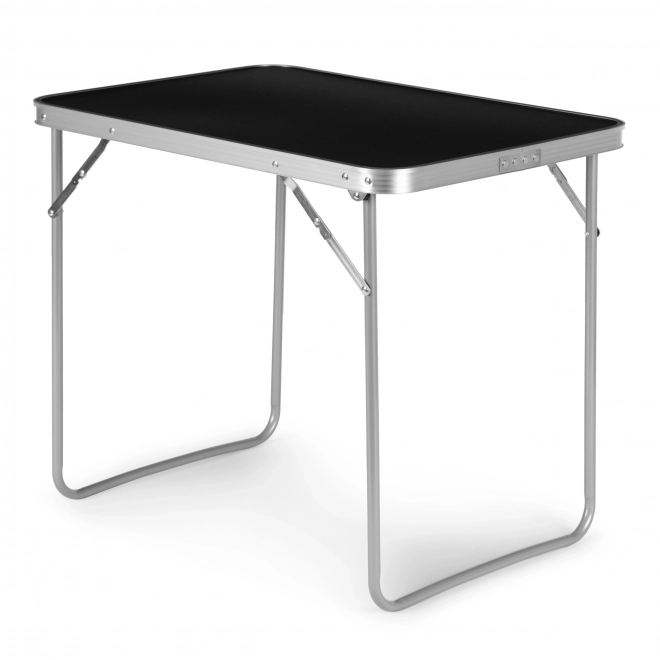 Tourist table folding picnic table top 80x60 cm black