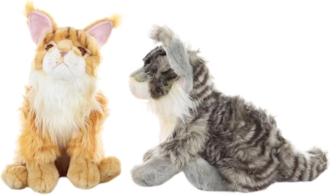 Plush Maine Coon Cat 37 cm eco-friendly