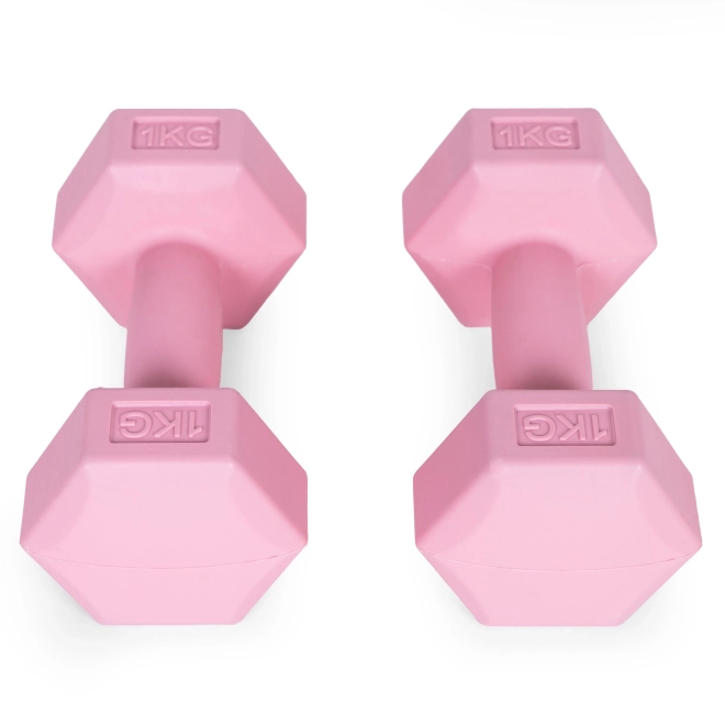 Pink Dumbbells 2x1 kg ModernHome