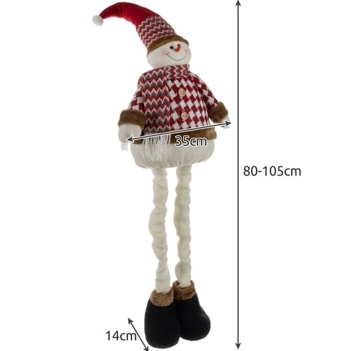 Telescopic Christmas Snowman Decoration 105cm