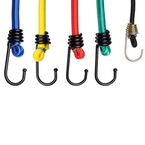 Elastic luggage straps with hooks, 12 pcs