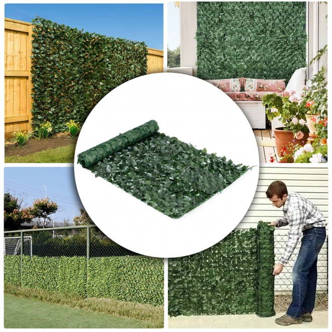Artificial Ivy Hedge Green Balcony Cover