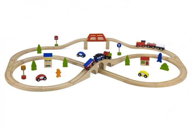 Wooden Train Set