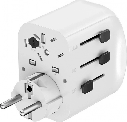 Travel to 200+ countries with one adapter