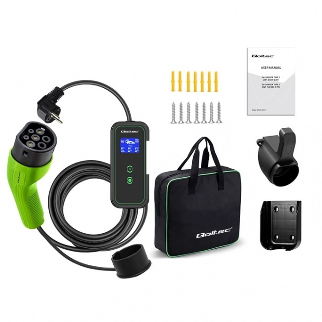 Portable EV Car Charger with Adjustable Type 2 Connector