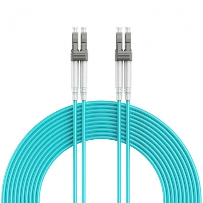 Fiber Optic Multimode Duplex Cable OM4 50/125 LC/LC 25m