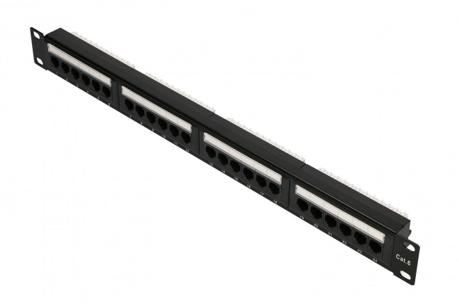 Patchpanel 24 ports Cat6 UTP V2