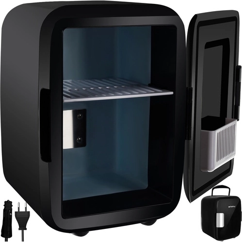 Travel mini fridge 4 l – black