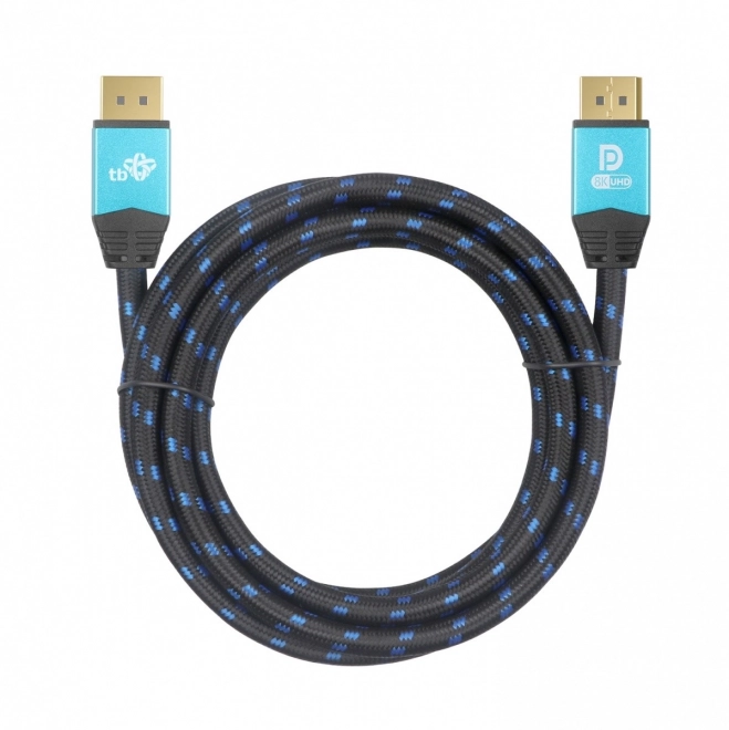 DisplayPort Cable 8K UHD with Blue Connectors 2 m