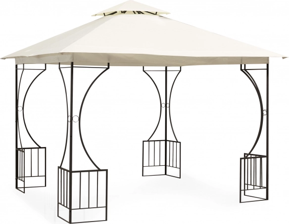 Double roof for better ventilation and water drainage