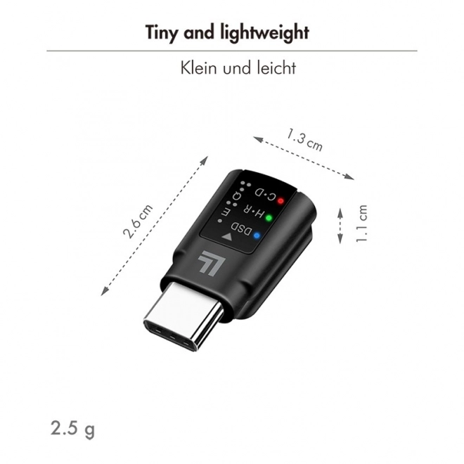 Audio Adapter USB-C/M to 3.5mm/F with DAC and EQ