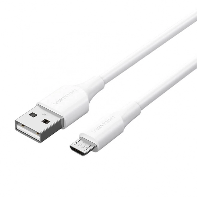 Cavo USB 2.0 con connettore Micro USB Vention bianco 1m