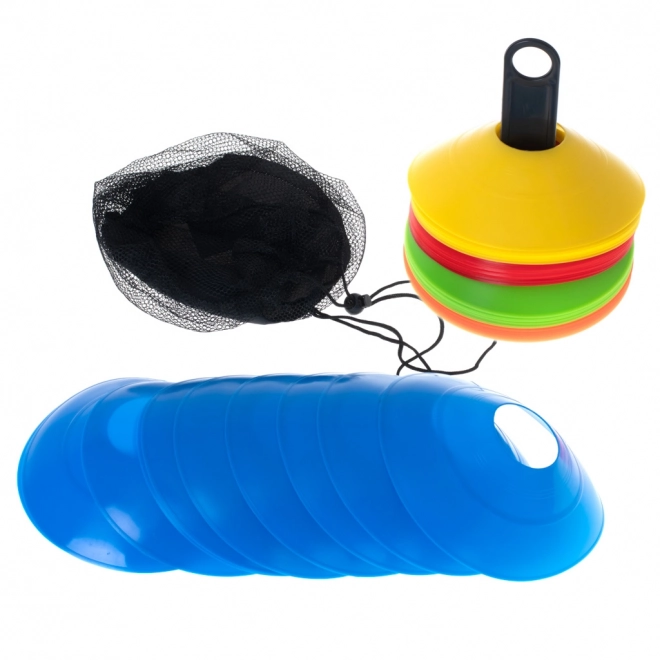Training Cones in Net - 50 Pieces
