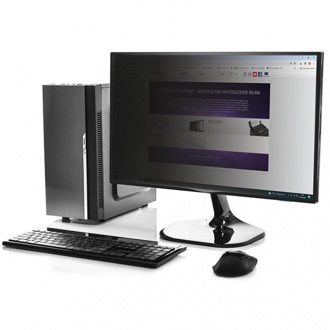 Privacy Filter for GDPR Compliance 24-inch 16:10 Black
