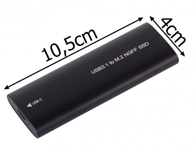 Custodia adattatore per disco M.2 SATA NGFF USB 3.1 Tipo-C