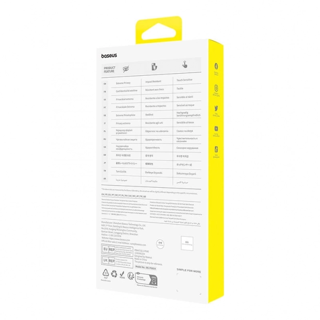 Baseus Displayschutz Apple iPhone 15 Plus